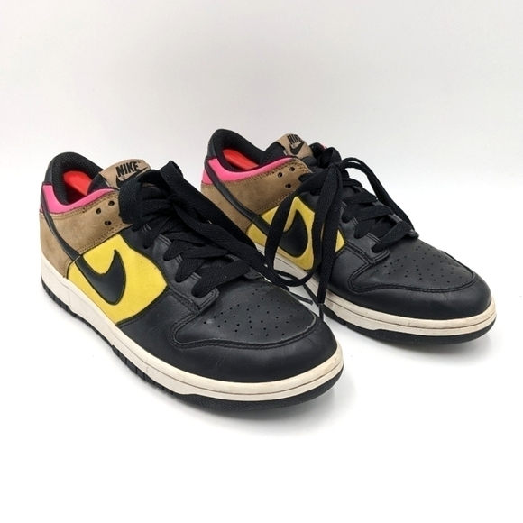 Nike Dunk Low Black Walnut Skate Sneaker Shoe 8 Women - Picture 1 of 9